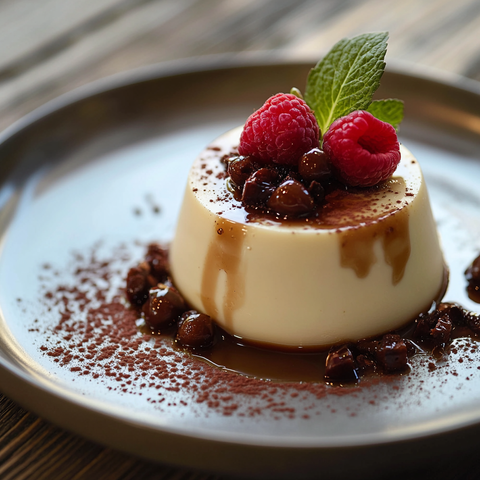 Gebackene Mølk-Pannacotta mit salziger Karamellkruste – Cremig, Knusprig, Unwiderstehlich