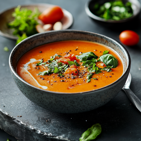 Tomaten-Curry-Suppe mit Hafermilch: Ein herzhafter Genuss für kalte Tage