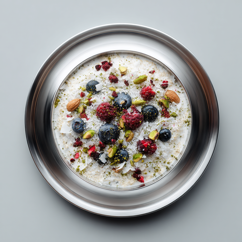 Zitronen-Vanille Overnight Oats