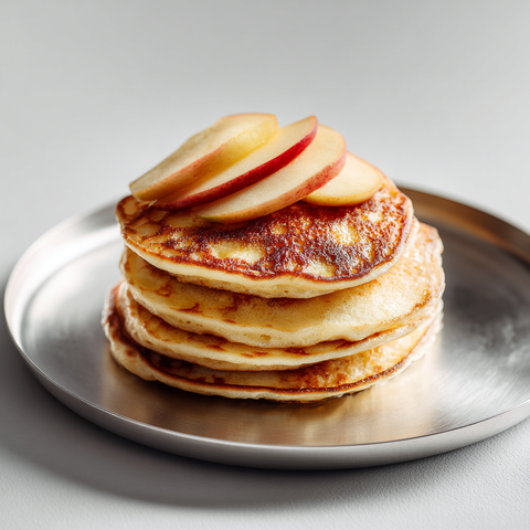 Apfel Zimt Pancakes mit Mølk Barista